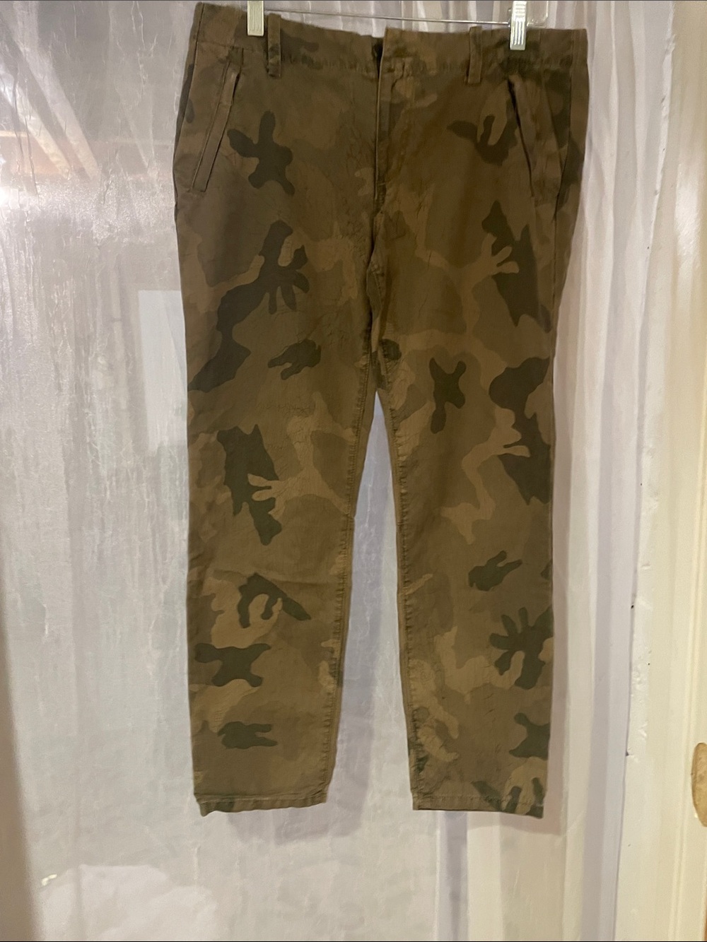 Joe's Jeans Women's Straight Leg Camo Pants - Brown & Green